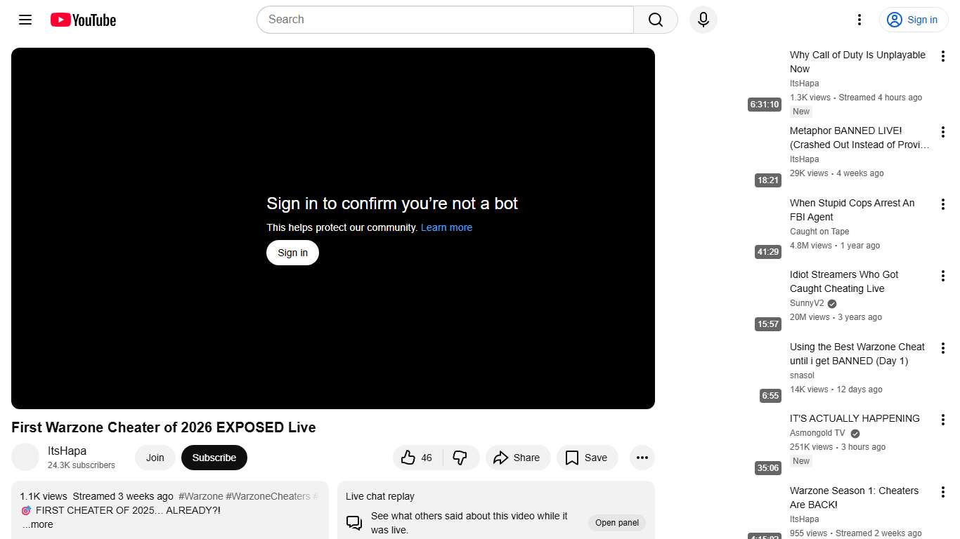 First Warzone Cheater of 2026 EXPOSED Live - YouTube